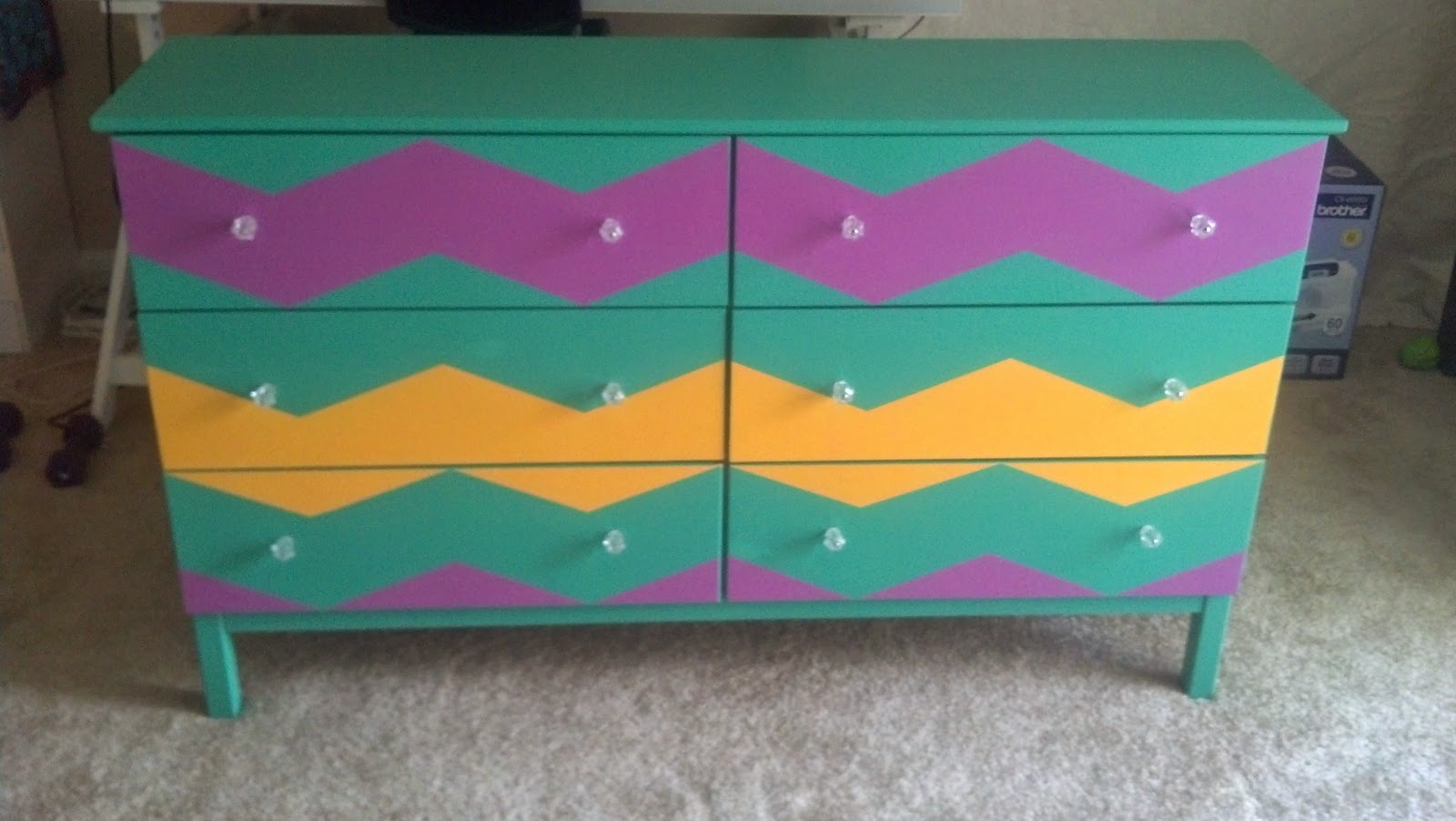 DIY Painted Ikea Dresser