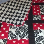 Disappearing nine patch quilt